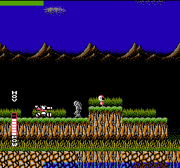 Blaster Master NES gameplay - tank mode