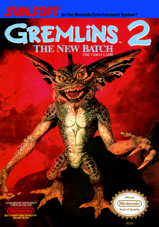 Gremlins 2: The New Batch NES box art