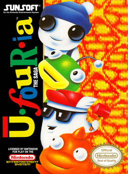 Ufouria: The Saga / Hebereke NES box art