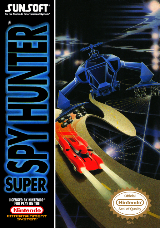 Super Spy Hunter NES box art
