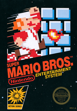 Super Mario Bros. (1985) NES box art