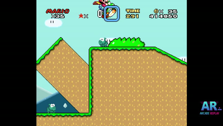 Super Mario World SNES - late game area