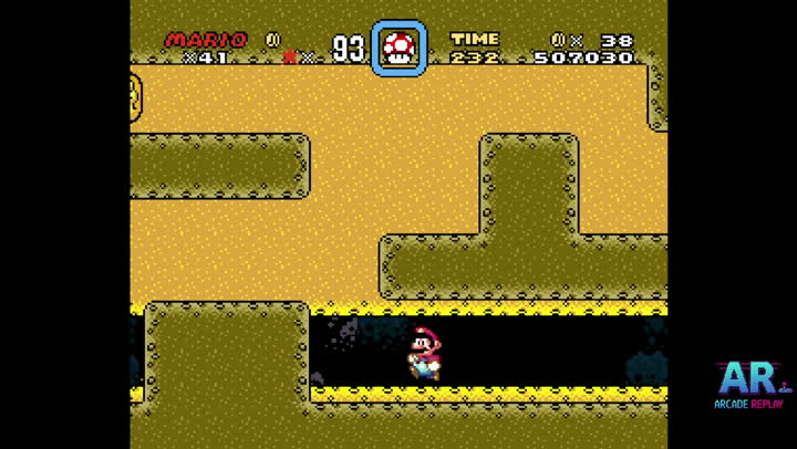 Super Mario World SNES - final area