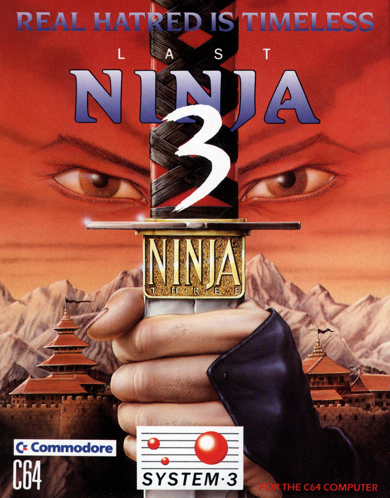 Last Ninja 3 - box art