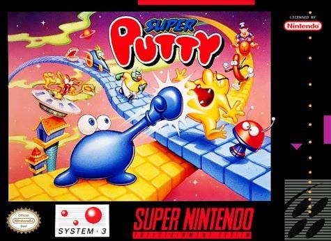 Super Putty - SNES (1993), System 3 console port of Putty