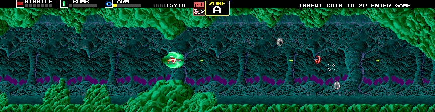 Darius (1986) - Taito arcade screenshot