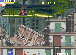 Elevator Action (1983) arcade screenshot