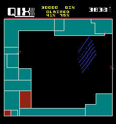 Qix (1981) arcade screenshot