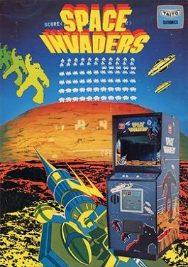 Space Invaders (1978) - Original arcade flyer
