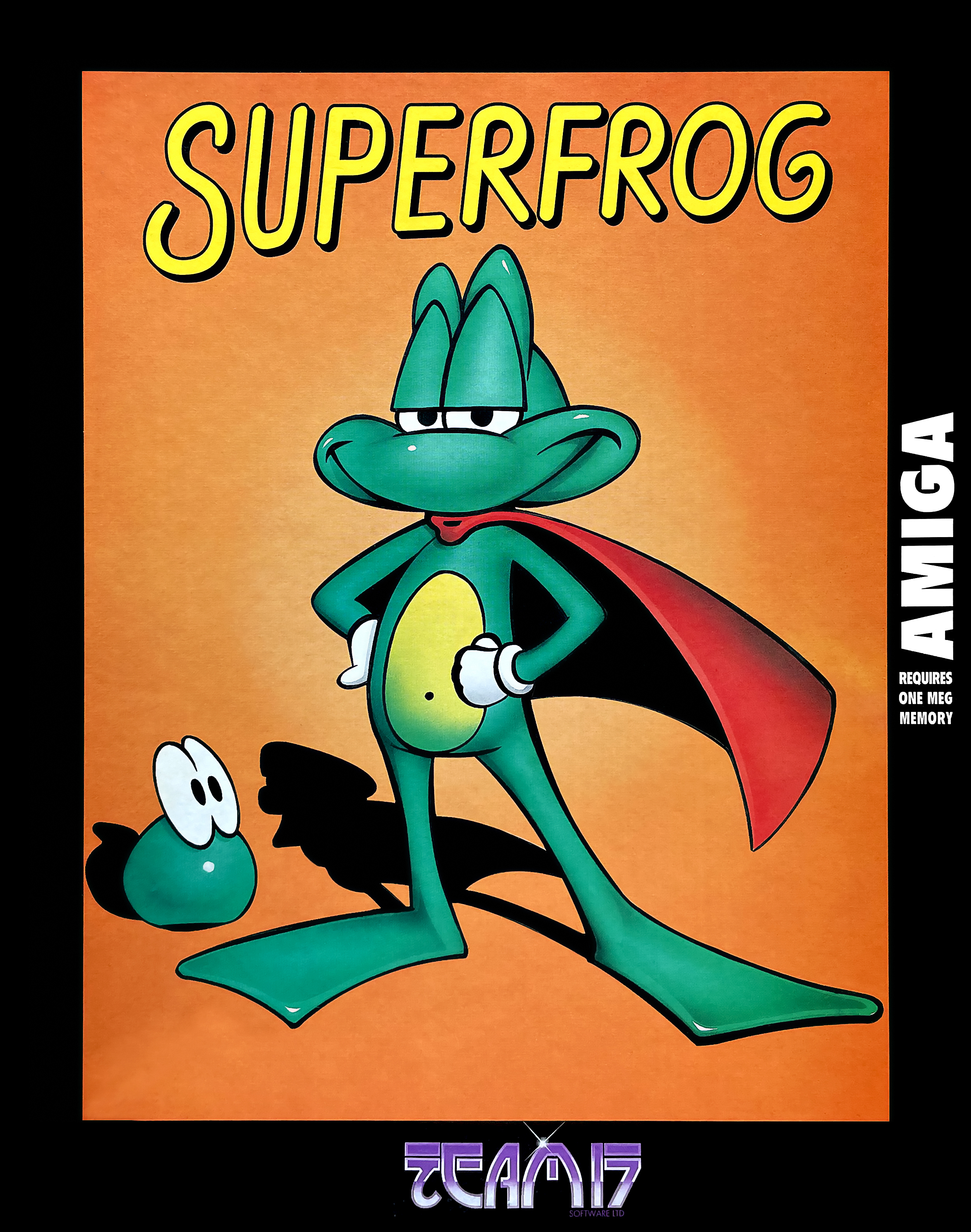 Superfrog - EU box art (1993)