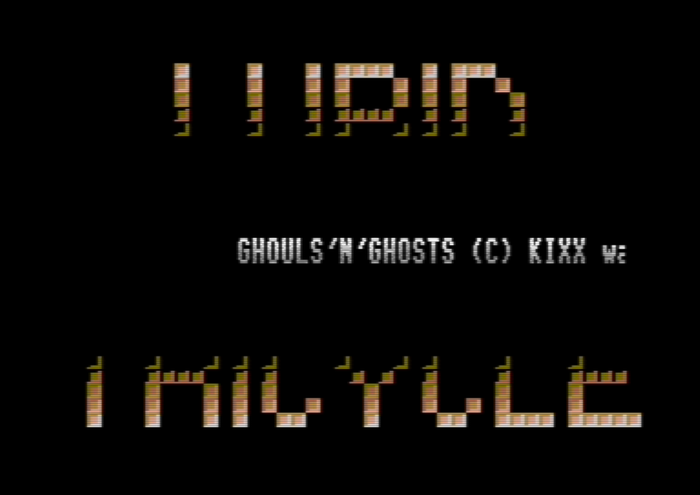 Ghouls 'n Ghosts C64 gameplay screenshot