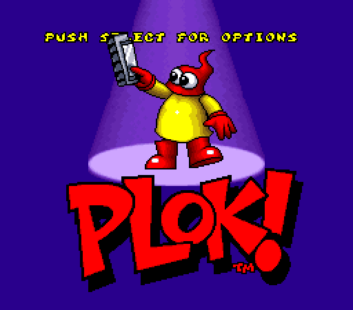 Plok! SNES in-game screenshot