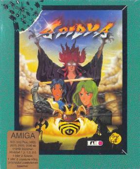 Apidya - Amiga box art, 1992