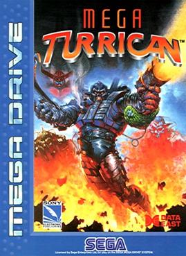 Mega Turrican - Mega Drive / Genesis (1994) box art