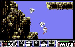 Turrican - C64 World 1-1 gameplay