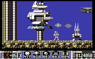 Turrican - C64 World 1-2 gameplay