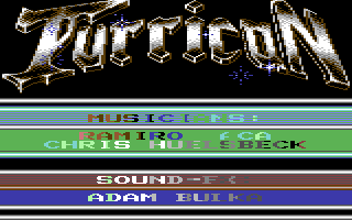 Turrican - Commodore 64 title screen (1990)