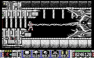 Turrican - C64 tunnel boss battle