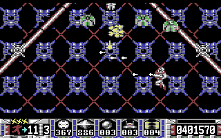 Turrican - C64 vertical scrolling level variant