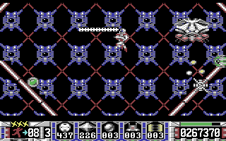 Turrican - C64 vertical scrolling level