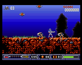 Turrican II: The Final Fight - Amiga (1991) - title screen