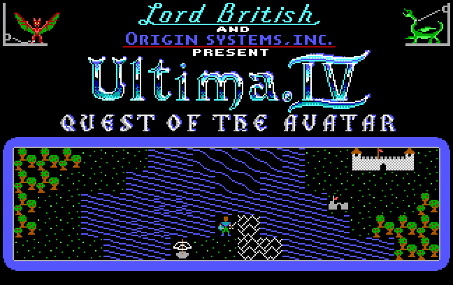 Ultima IV: Quest of the Avatar - Denis Loubet cover art