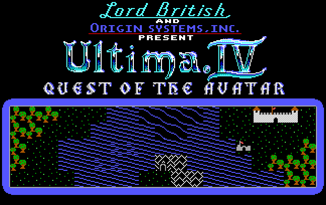 Ultima IV - gameplay screenshot