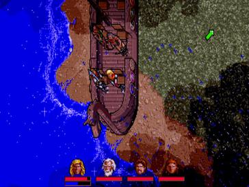 Ultima VII: Serpent Isle - storm scene