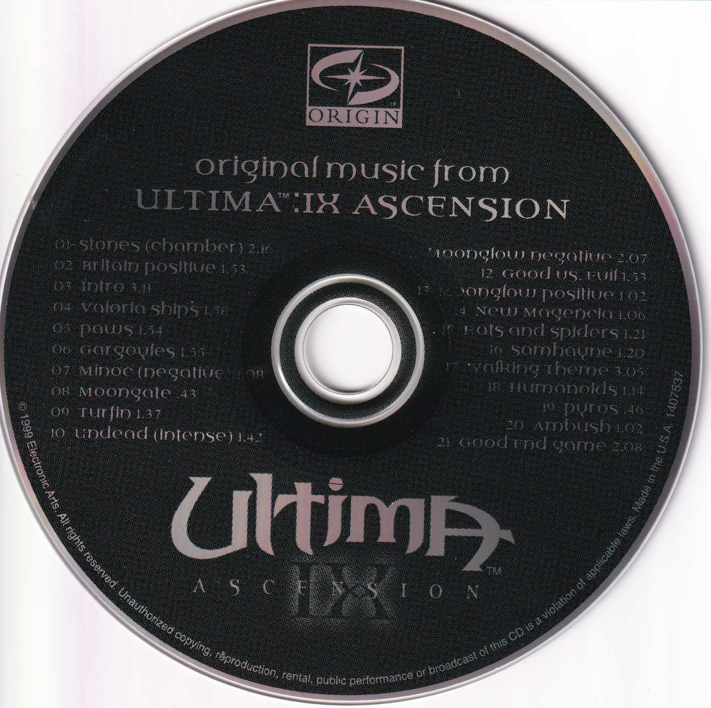 Ultima IX OST CD