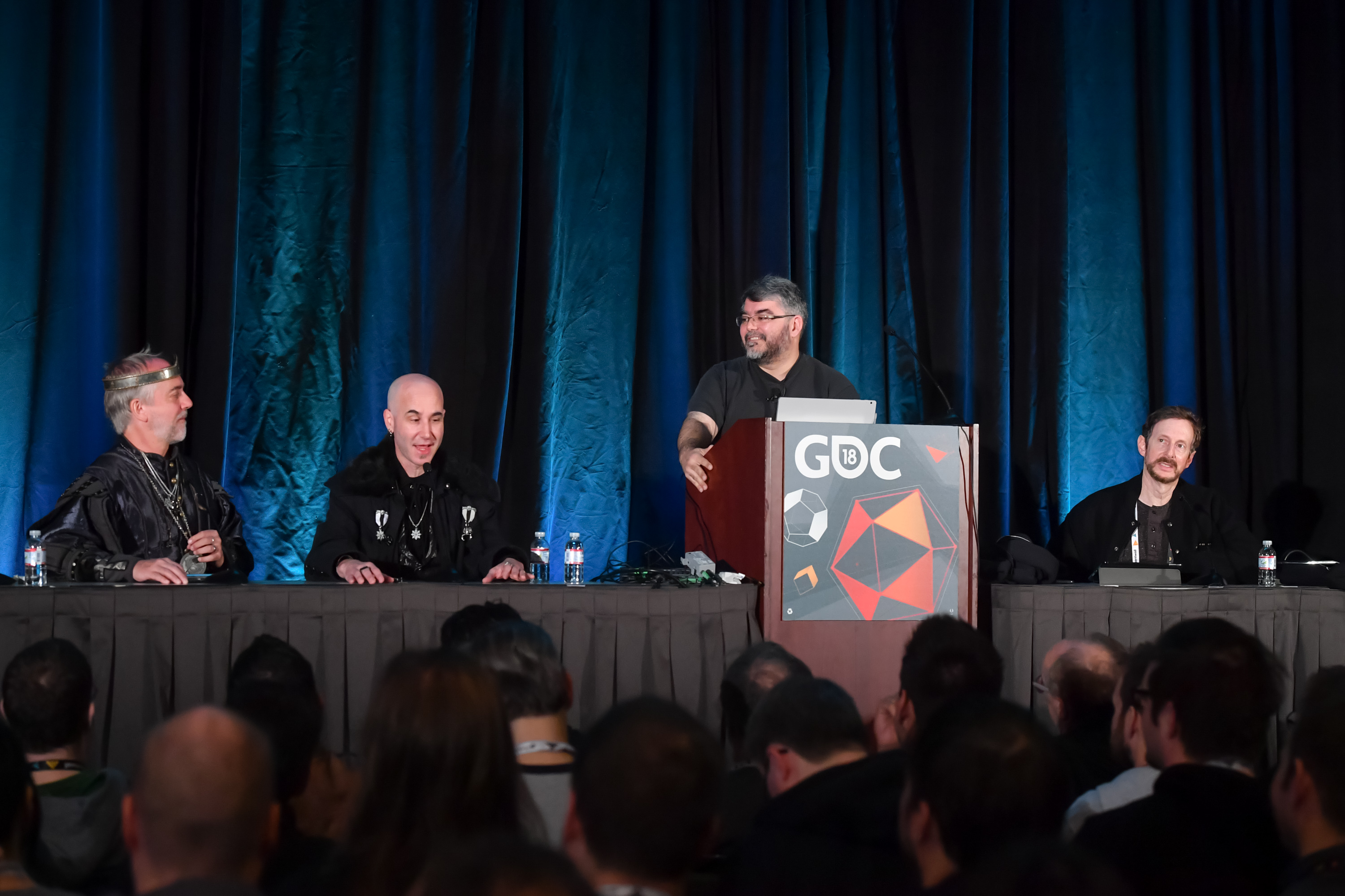 Richard Garriott with the Ultima Online team