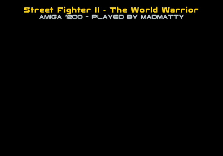 Street Fighter II Amiga title or character select screen