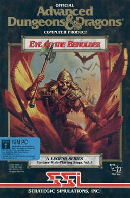 Eye of the Beholder — DOS/Amiga box art, 1991