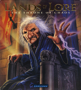 Lands of Lore: The Throne of Chaos — DOS box art, 1993