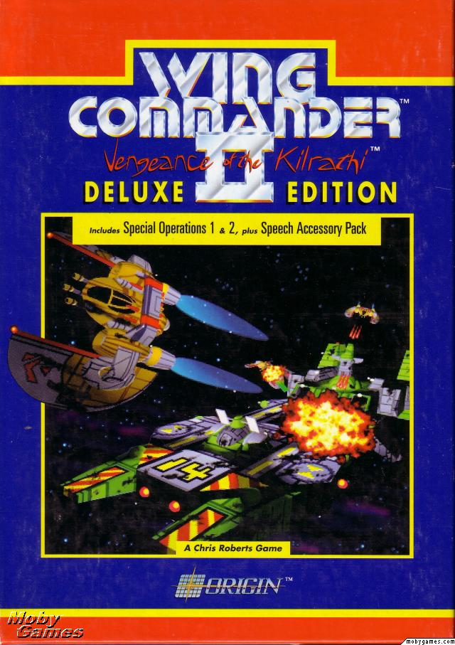 Wing Commander II Deluxe Edition box art - includes Special Operations