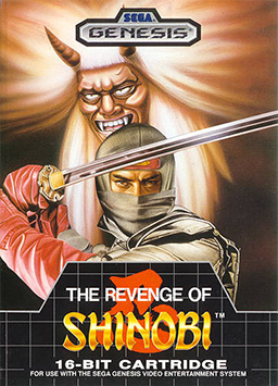 Revenge of Shinobi cover art - Mega Drive
