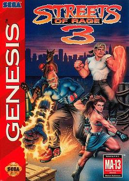 Streets of Rage 3 - North American box art