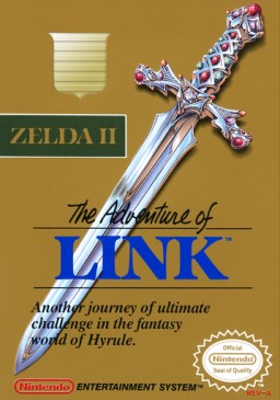 Zelda II: The Adventure of Link NES box art